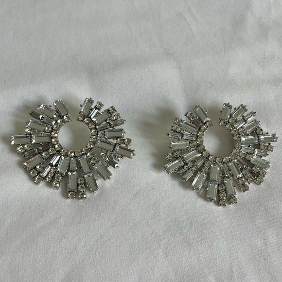 Crystal Statement Earrings - Picture 3 of 4